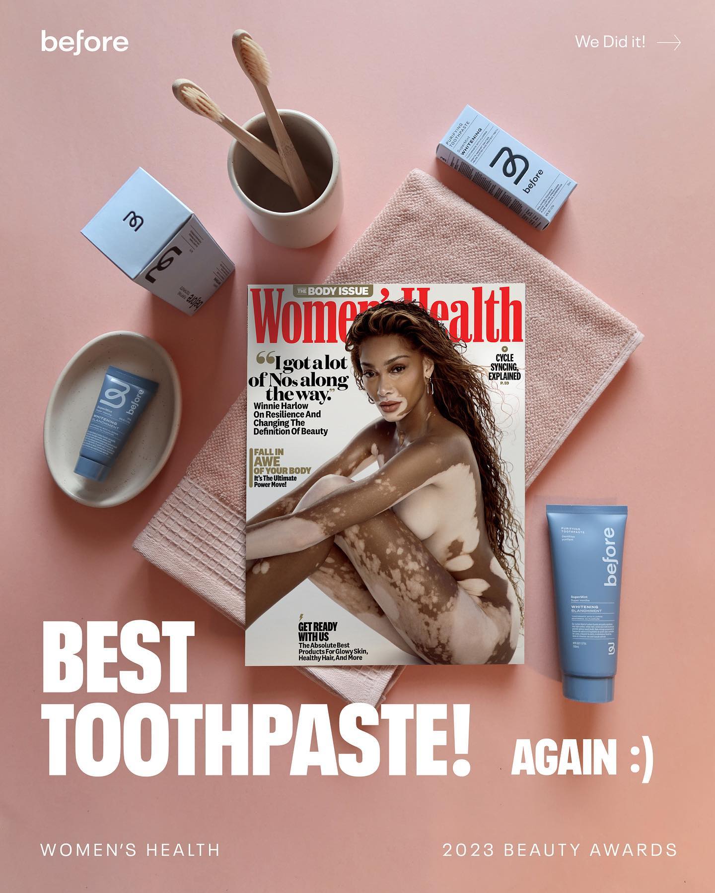 Awarded "Best Toothpaste"- TWICE!