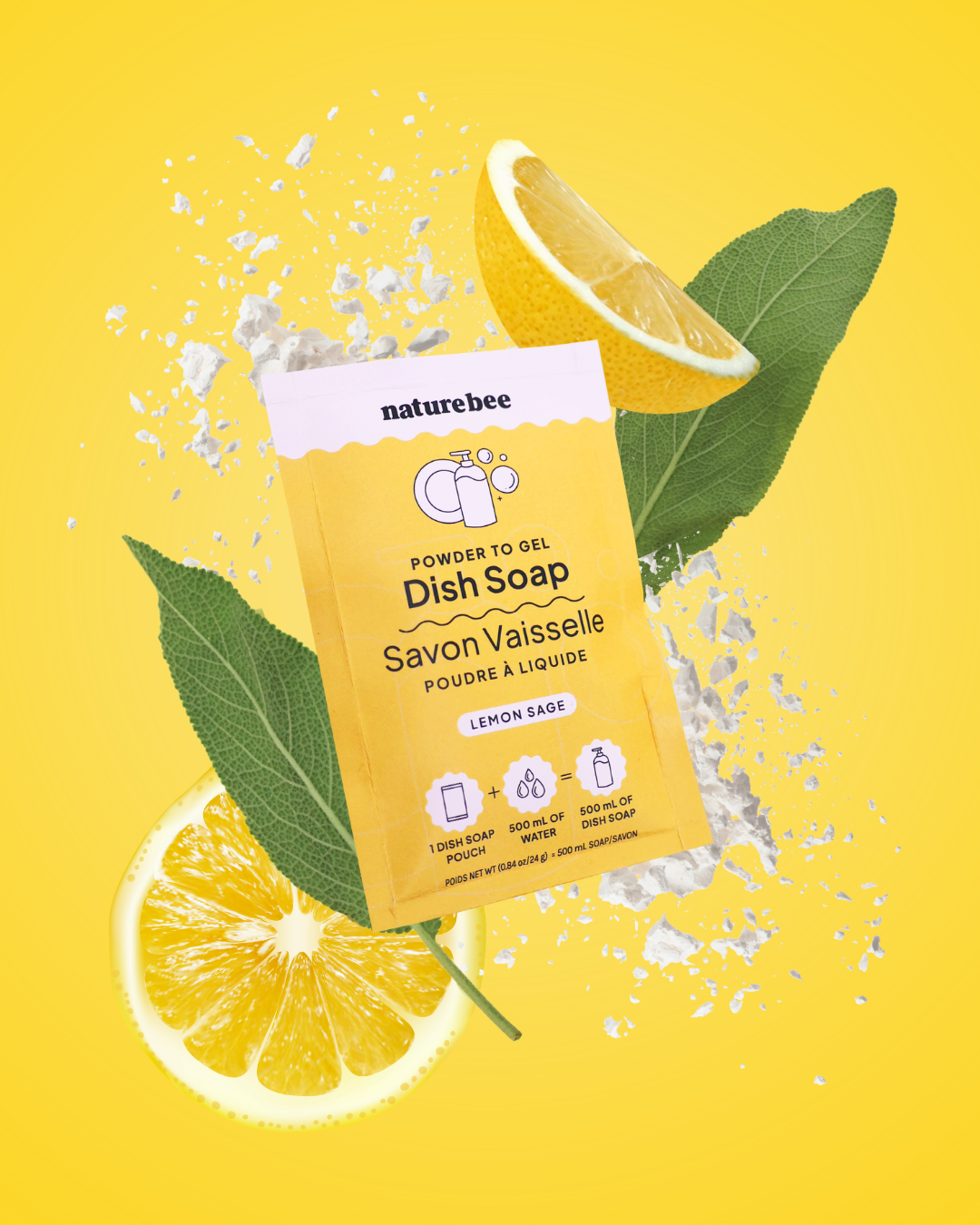 Introducing Nature Bee’s New Powder-to-Gel Dish Soap